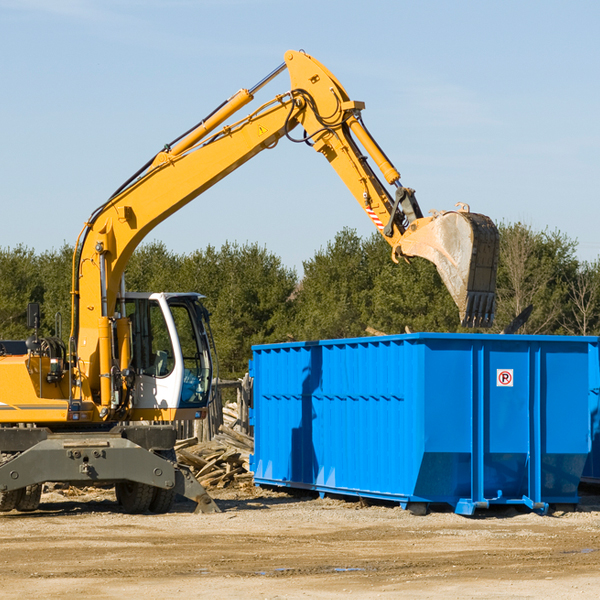 what kind of customer support is available for residential dumpster rentals in Olivia